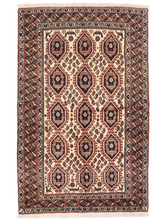 Handgeknoopt Afshar Shahre Babak Vloerkleed 105X165 Perzisch Wol Donkerrood/Zwart Klein