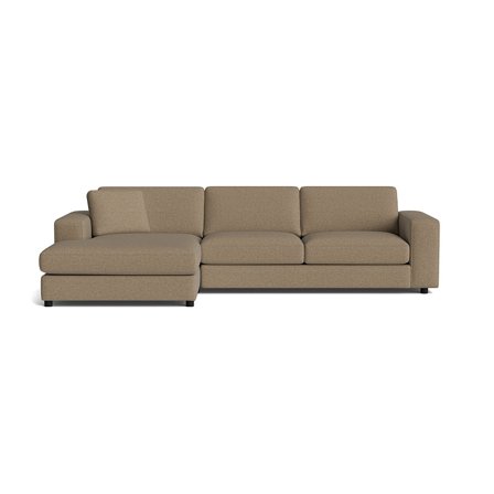 Oasis chaiselong sofa, venstrevendt - Aurora Mørk Beige - 294x151x79 - Sofa, chaiselong