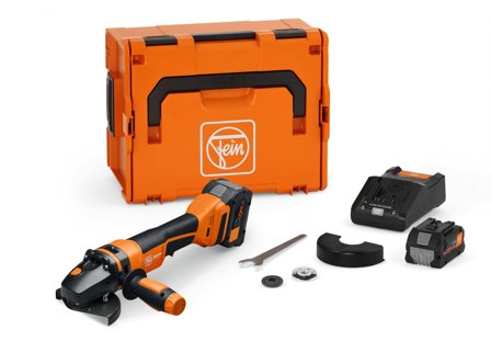 Hultafors CCG18125BL SEC Vinkelslip med batteri och laddare, Maskiner