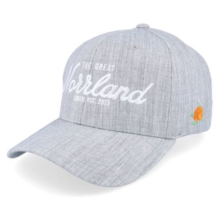 SQRTN - Grå adjustable Keps - Great Norrland 120 Heather Grey Adjustable @ Hatstore