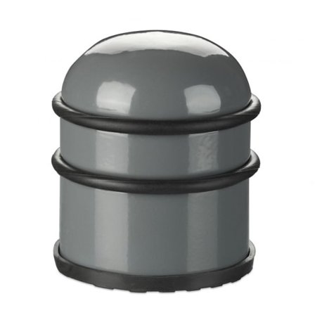 Dörrstopp i rostfritt stål rund