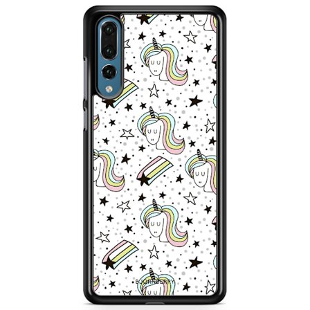 Bjornberry Skal Huawei P20 Pro - Mönster Enhörning
