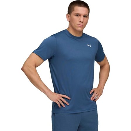 T-shirt Puma M Tad Essentials Solid Cat Tee Lc Small, Blå, Man