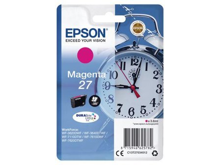 Epson 27 - magenta - original - blekkpatron