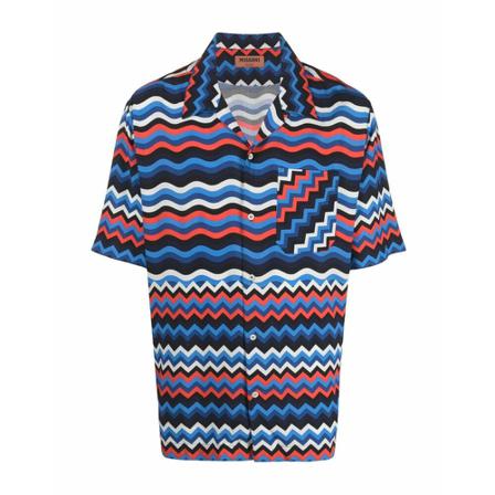 Missoni Shirt Blå, Herre Skjorter