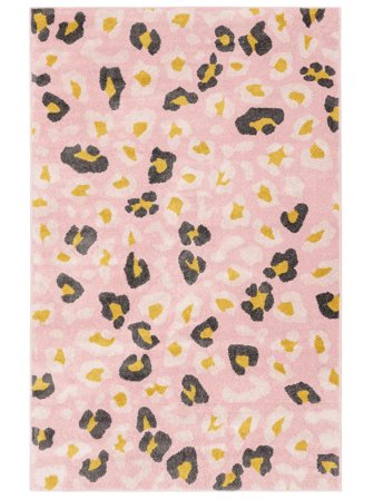 Indoor/Outdoor Rug Animal Washable Kids Small Leopold - Pink/Multicolor 100X160 Modern Style