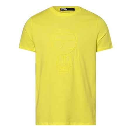Karl Lagerfeld, T-Shirts Geel, Heren, Maat:M