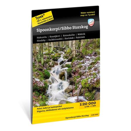 Calazo förlag Sipoonkorpi Sibbo Storskog 1:20.000 literature Black OneSize