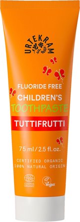Urtekram Tandpasta Tuttifrutti u. fluor 75 ml, Medicin & Pleje, Mund & Tandpleje, Tandpasta