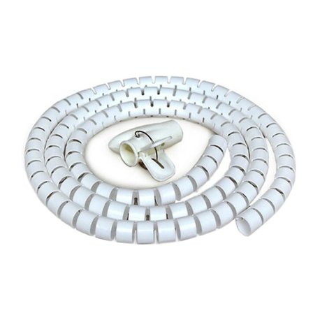 Ledningsbeskytter Kabelstrømpe Split Loom Slange til USB Strøm Video Kabler