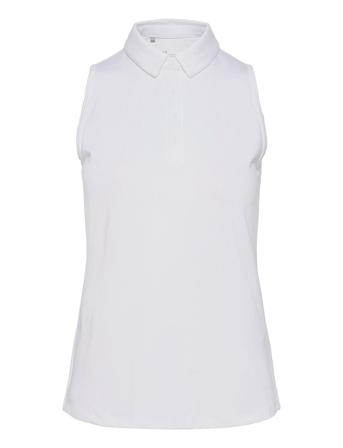 Ua Zinger Sleeveless Polo T-shirts & Tops Polos Vit Under Armour