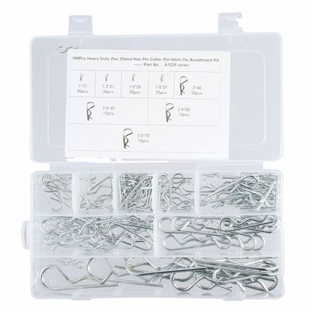 180st Sprint R Shape Clips Hårnålar