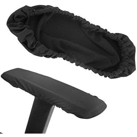 1 par aftagelige stolearmlæn-betræk til kontor/drejestol armlæn