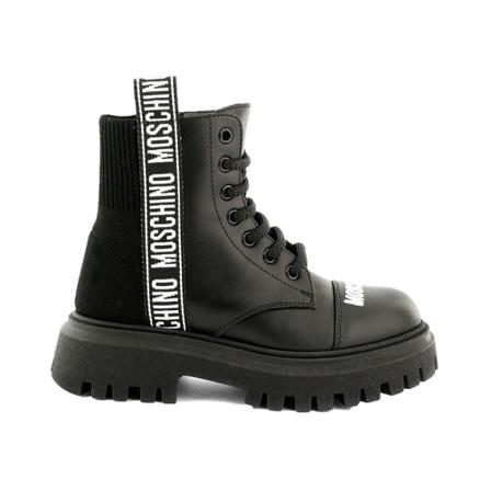 Moschino Stövlar svart, Dam, Dam, Storlek: 40 EU