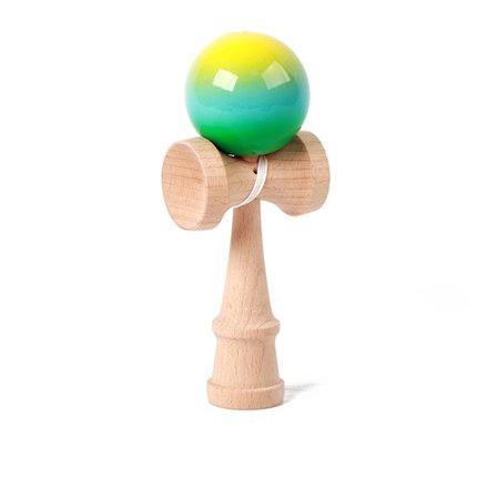 Gradient Kendama Professionel Kvalitet, Trægreb, Træ, 16cm