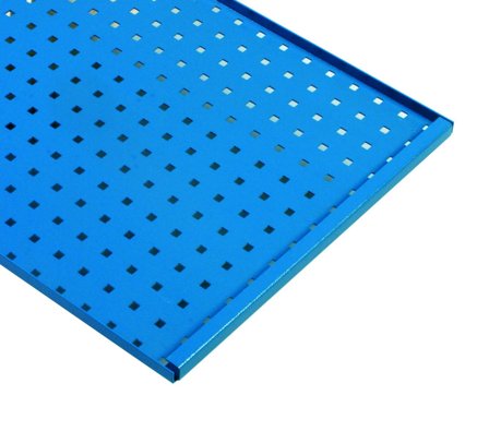 X-ponent Inredning 101401 Verktygspanel perfoplåt, 2 mm, blå 1930x470 mm, Garageinredning & förvaring