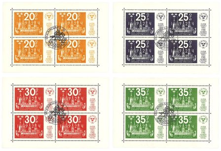 Sverige 1974 - AFA 872-875 - 4 miniark i folder - Stemplet