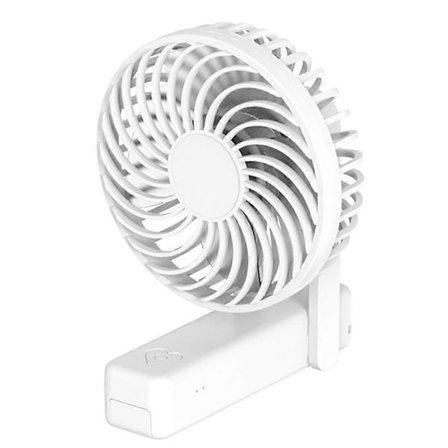Bærbar Håndholdt Fan, Personlig Fan, Batteridrevet Håndfan, Minifan med Powerbank, Genopladelig Håndholdt Fan