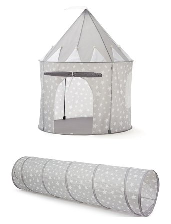 Kid's Concept Tent Grey & Tunnel Grey - Grey - ONE SIZE