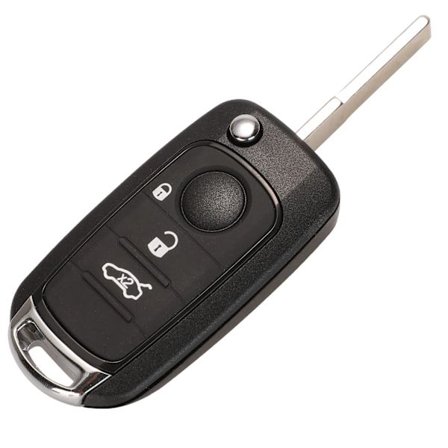 Kaukosäädin 3/4 painiketta auton avaimen kotelo Fiat 500X Toro Letterpress Egea pidike Taitettava Flid