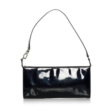 Salvatore Ferragamo Pre-owned Pre-owned Leather handbags Sort, Dame Vintage Tasker, Størrelse: ONE Size