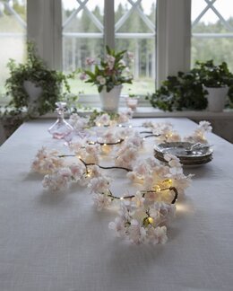 LED Guirlande Kirsebær Rosa