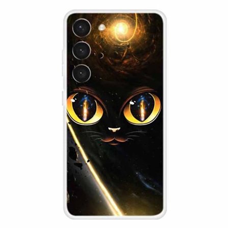 Deco Samsung Galaxy S23 Suojakotelo - Kissa Eyes