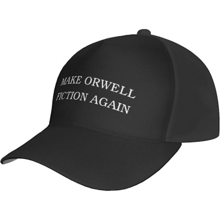 Make Orwell Fiction Again - Trucker-lippis miehille ja naisille - Baseball-lippis ulkoiluun BA-1861