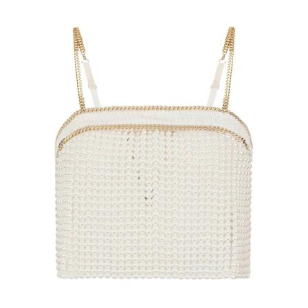 Elisabetta Franchi Sleeveless Tops Hvid, Dame