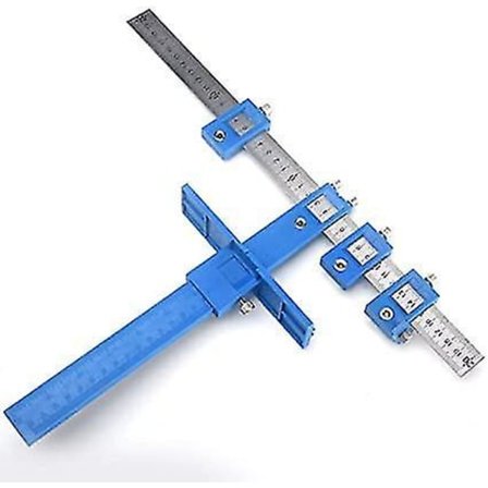 Bor- og Stansepositionsfinder Kabinetsbeslag Jig Skuffe