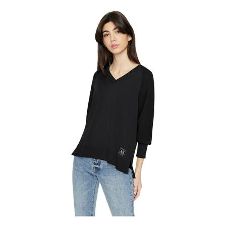 Armani Exchange Nicky dressing Mrs. Sort, Dame, Størrelse: XS
