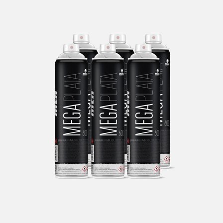 Montana Mega 600 ml Chrome 6 Pack