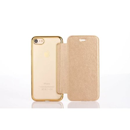 Kotelo iPhone 13 Pro Max -puhelimelle, kullattu korttipaikka, litsikuvioitu nahka