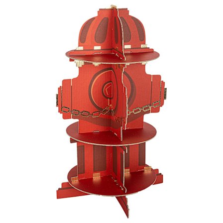 Brannhydrant-utstilling 3 etasjer 43 cm