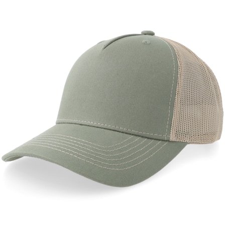 Equip - Grønn trucker Caps - Loden Green/Khaki Mid A-frame Trucker @ Hatstore