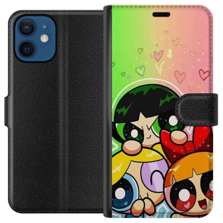 Kompatibelt Plånboksfodral till Apple Apple iPhone 12 Powerpuff Girls Cartoon Network