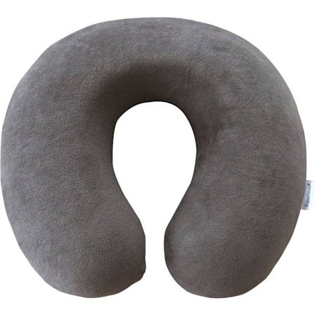 Memory Foam Nakkepude - Justerbar Tykkelse for Optimal Komfort, Grå