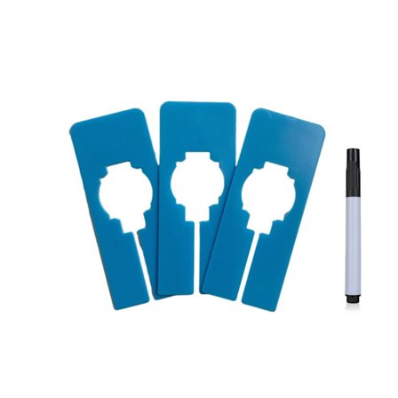 10 STK Klær Størrelsesdeler Hengende Organizer BLÅ