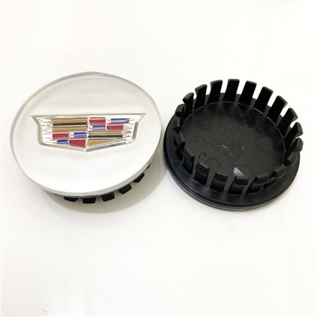 Passar till Cadillac navkapsel CTS SLS XTS SRX ATS Bilnavkapsel - Färg Standard Silver [67mm] (4-pack)