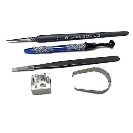 M2.5 Skruvbult 16.5+13.5+11.5+10.5+7.5m Skivspelare Headshell Kassett Stylus Montering Kompatibel med Vinyl Kompatibel med LP Skivspelare