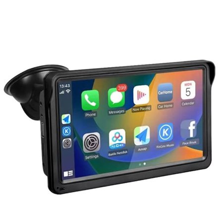 7" Kosketusnäyttö - AVIZAR - Carplay/Android Auto - Bluetooth 5.0 - Takakamera - Double-Din