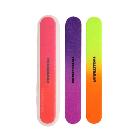Tweezerman Neon Filemates 3pcs Tillbehör Unisex Flerfärgad ONESIZE
