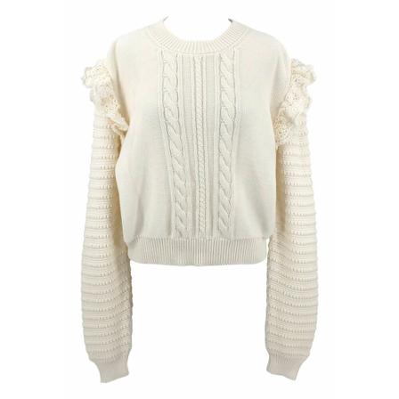 Stella McCartney, Jumper Biały, Kobieta, Rozmiar: M