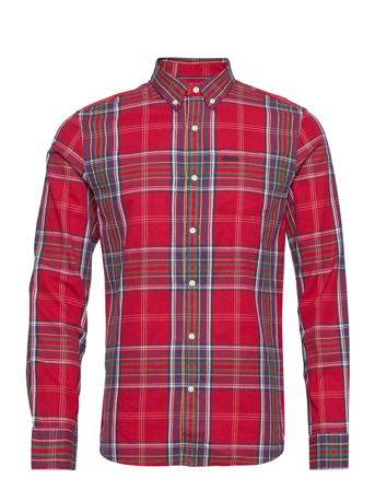 Vintage L/S London Bd Shirt Skjorta Casual Röd Superdry