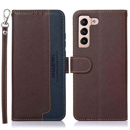 Samsung Galaxy S22 5G RFID esto KHAZNEH puhelimen cover - ruskea/ Brown