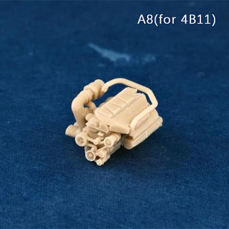 1/64 Fordonsmotormodell Bil ama Garage Scen Reparationsverktyg dec