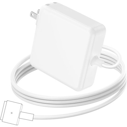 Mac Book Air Lader Erstatning, 45W Strøm T-tupp Magnetisk DC-kontakt Adapter for Mac Book Air 11 tommer og 13 tommer (Mellom 2012-2017)