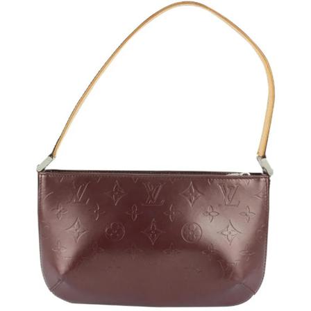 Louis Vuitton Vintage, Pre-owned Leather louis-vuitton-bags Bruin, Dames, Maat:ONE Size