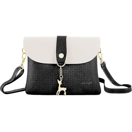 Liten axelväska för flickor i PU-läder, axelväska, handväska, present till tonårsflickor