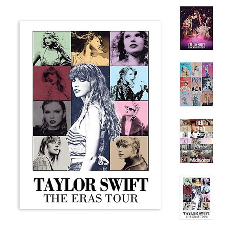 Taylor Swift The Eras Tour 1989 Album Poster Print Hjemmeværelse Vægkunst Dekorationer Fans Gaver (FMY)